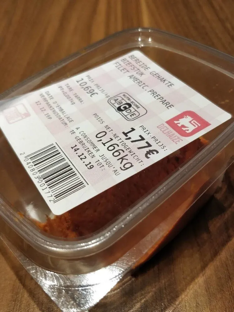 Filet américain préparé