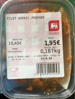 Filet americain préparé