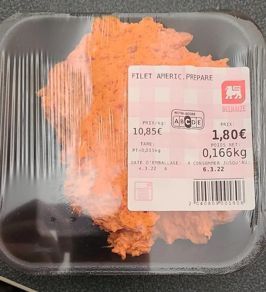 Filet américain préparé