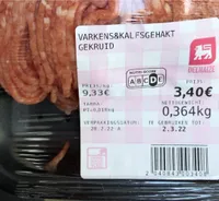 Varkens&kalfsgehakt