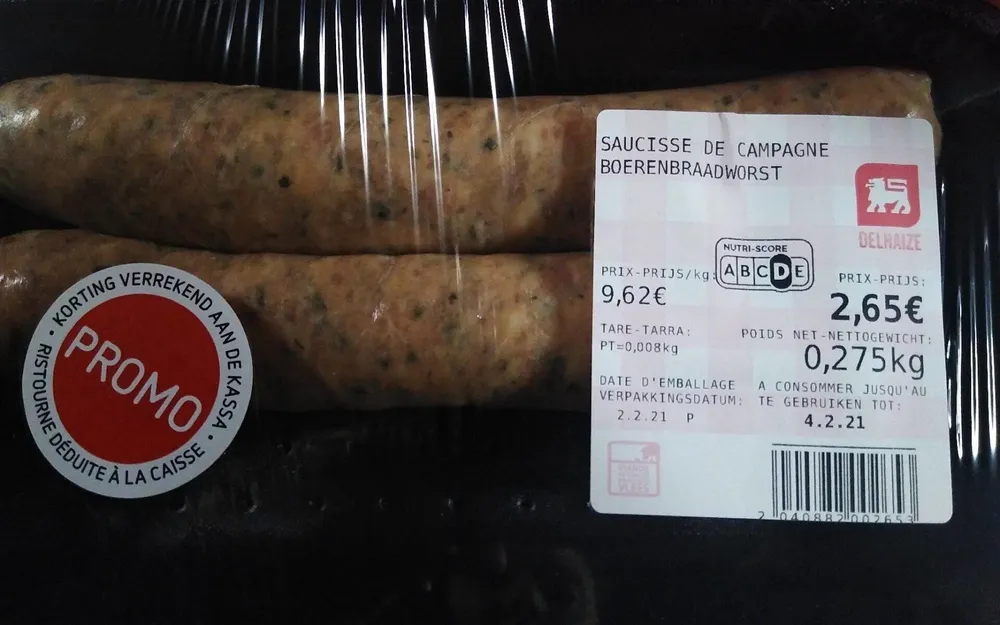 Saucisses de campagne