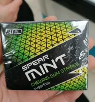 Spear mint chewing-gum stripes sugar free