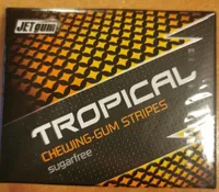 Tropical chewing-gum stripes