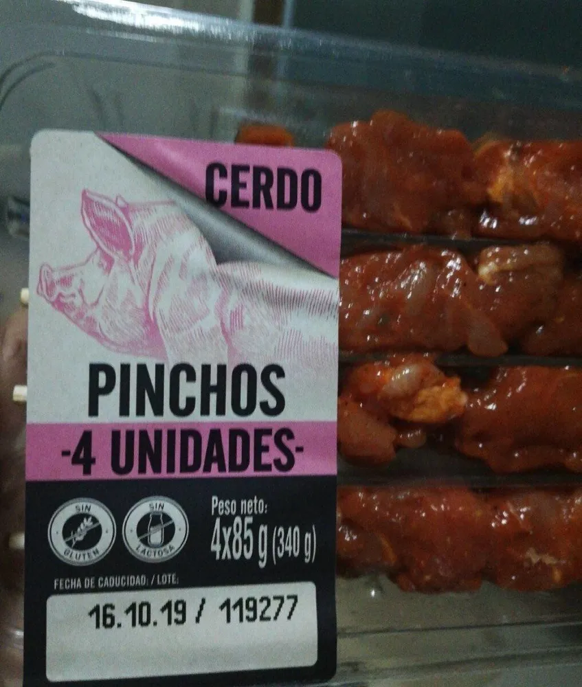 Pinchitos de cerdo