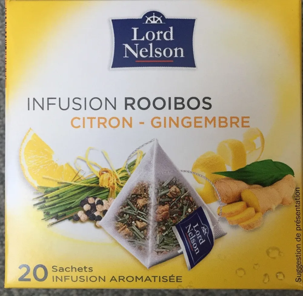 INFUSION ROOIBOS CITRON - GINGEMBRE