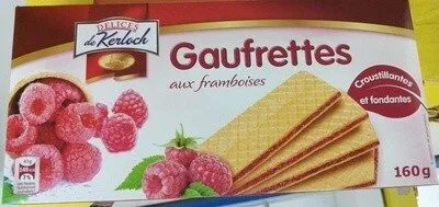 Gaufrettes aux framboises