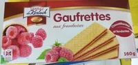 Gaufrettes aux framboises