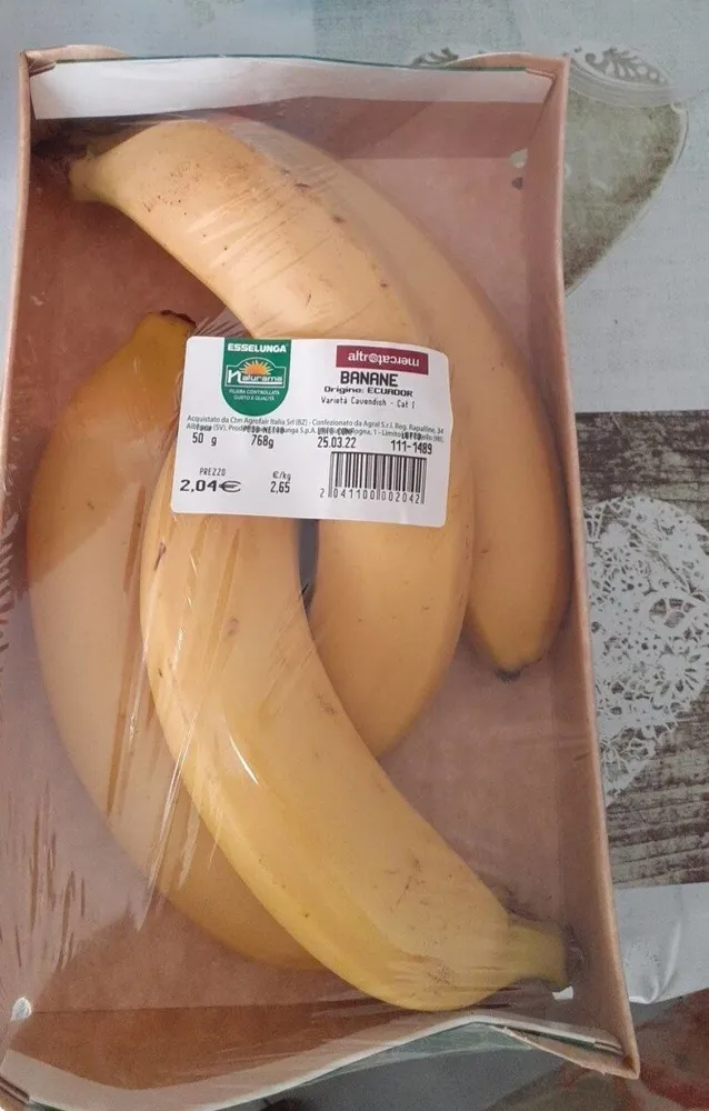 Banane altromercato esselunga naturama