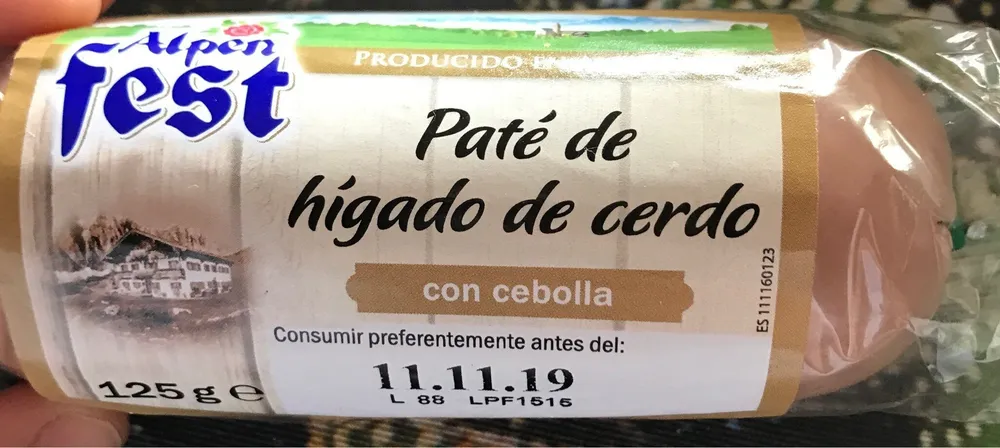 Paté de hígado de cerdo