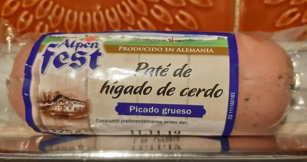 Pate de hígado de cerdo