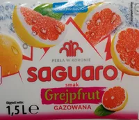 Napój gazowany o smaku grejpfrutowym.