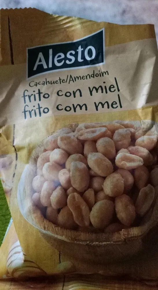 Cacahuete frito con miel