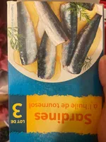 Sardine a l'huile de tournesol