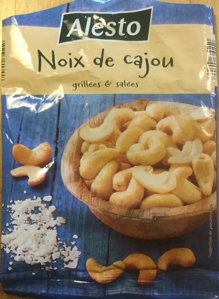 Noix de cajou grillées et salées