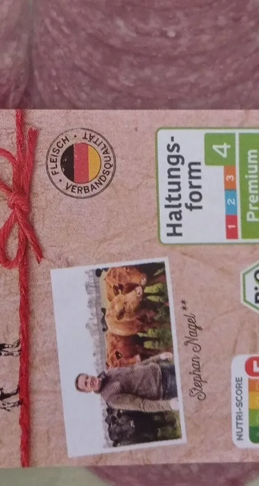Bio Rinder Salami