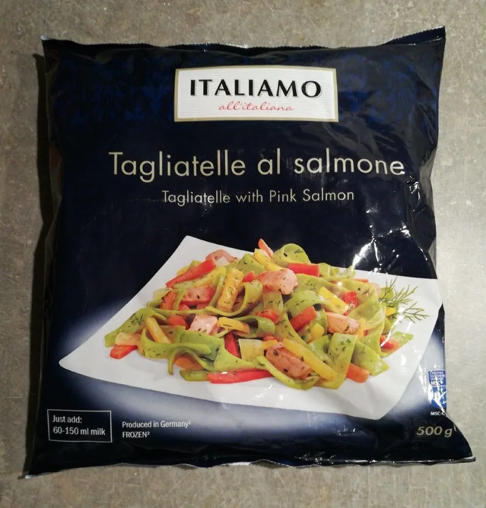 Tagliatelle al salmone