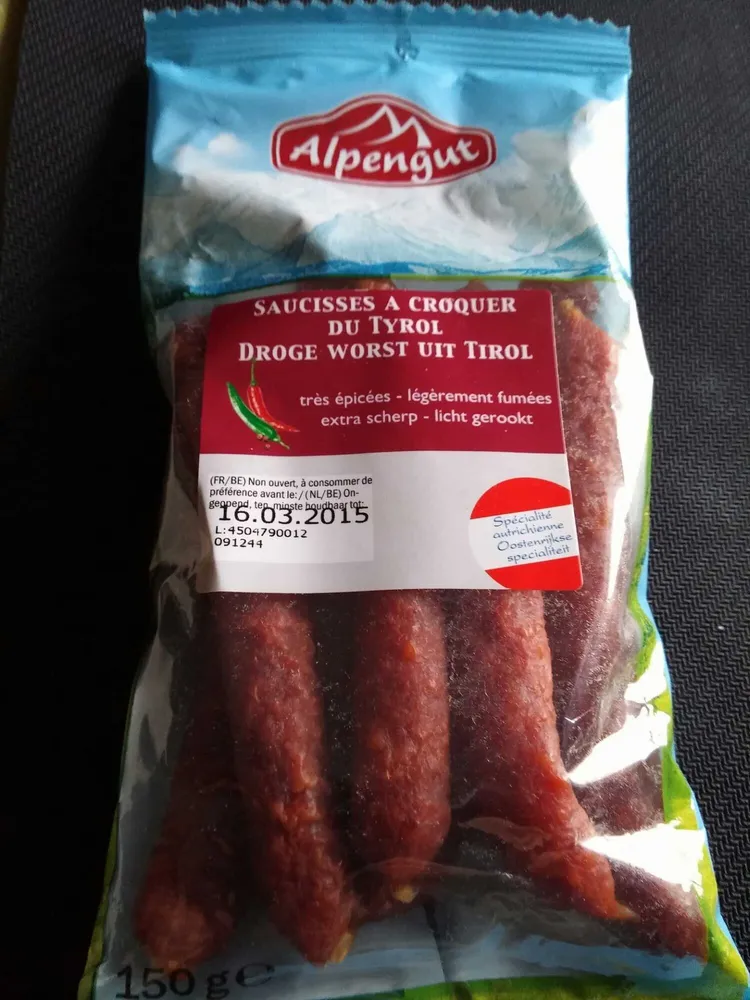 saucisses a croquer du tyrol