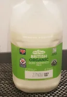 British Organic Semi skimmed milk