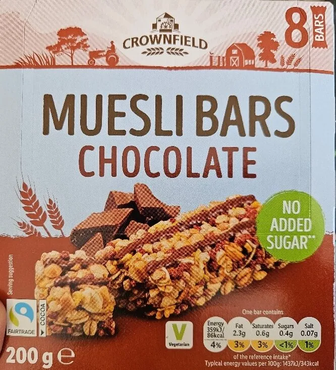 Muesli Bars Chocolate