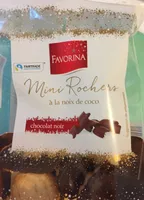 Mini Rocher à la noix de coco et chocolat noir