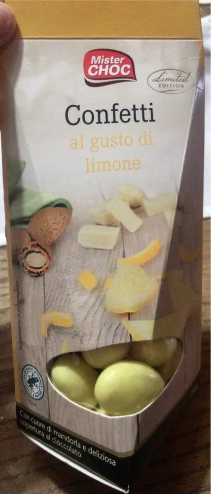 Confetti al gusto limone