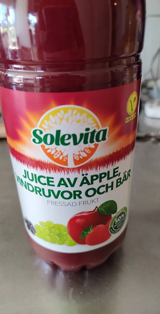Juice vindruvor äpple bär