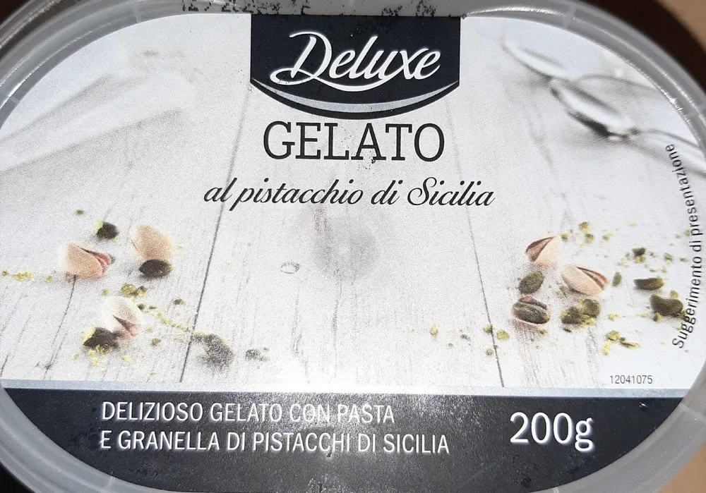 Gelato al pistacchio di Sicilia Deluxe