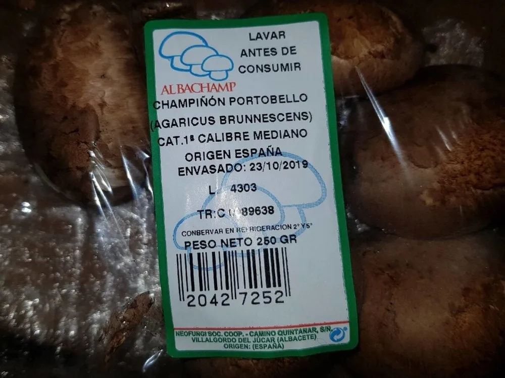 Champiñón portobello