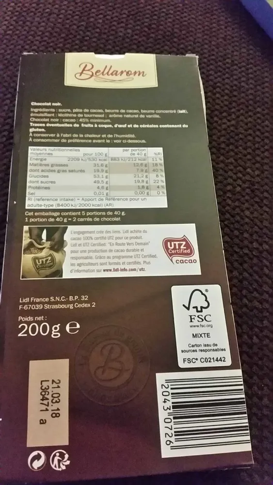 Chocolat Noir