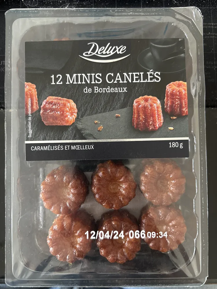 12 Mini-Canelés de Bordeaux