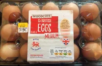 15 British eggs - class A - medium