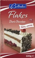 Dark chocolate flakes 50% cocoa