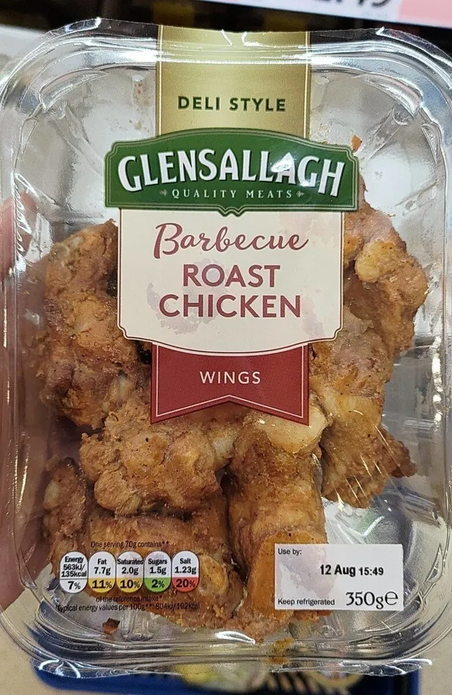 Barbecue Roast Chicken Wings