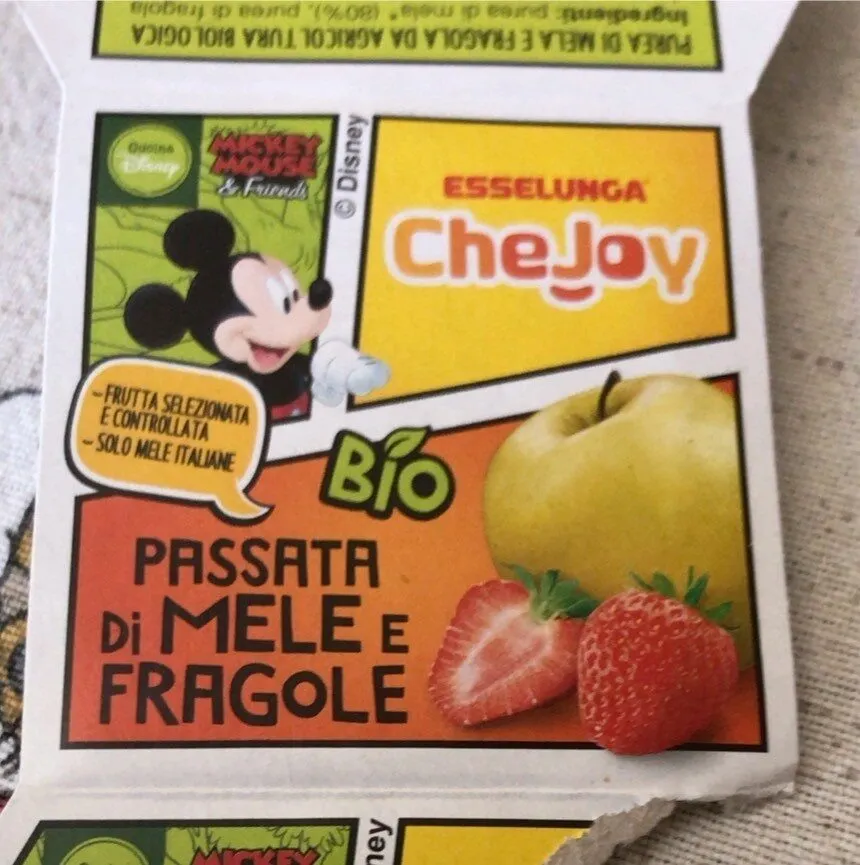Passata di mele e fragole