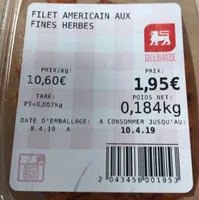 Filet americain aux fines herbes