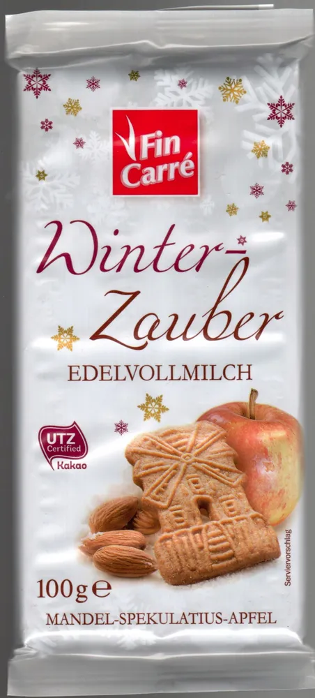 Winter-Zauber Edelvollmilch - Mandel-Spekulatius-Apfel