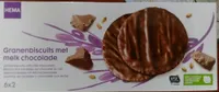 Biscuits aux céréales au chocolat au lait