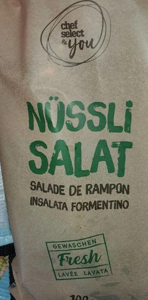 Nüssslit Salat Salade de rampon