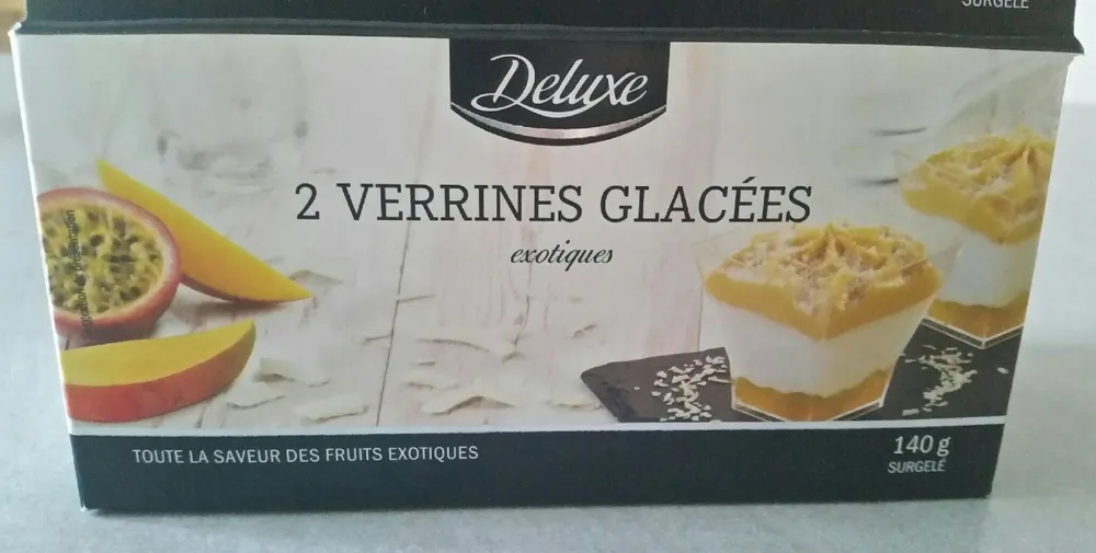 2 verrines glacées exotiques