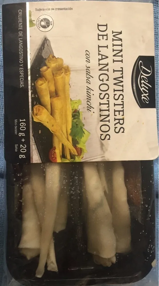 Mini twisters de langostinos