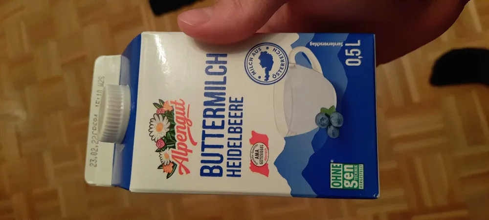 Buttermilch Heidelbeere