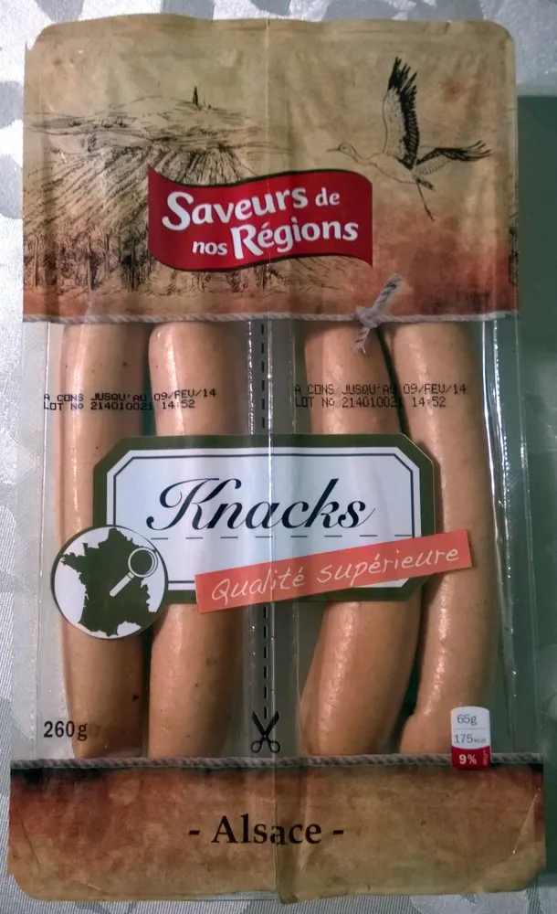 Knacks qualité supérieure