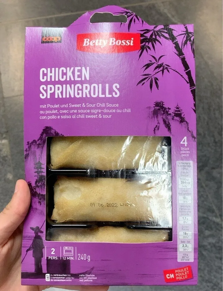 chicken springrolls