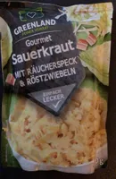 Sauerkraut mit Räucherspeck und Röstzwiebel