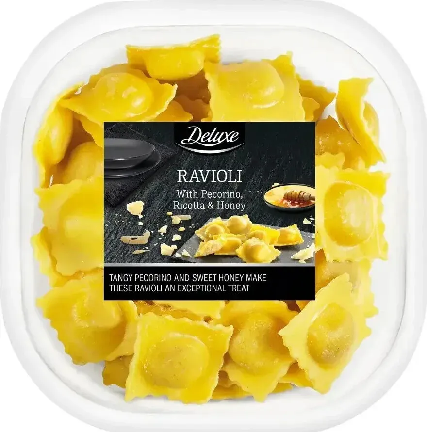 Ravioli with pecorino romano PDO, ricotta & honey