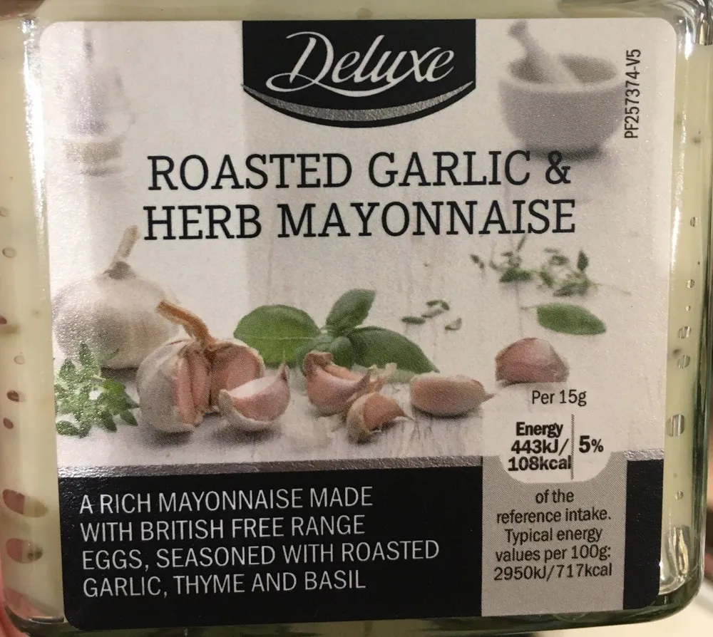 roasted garlic & herb mayonnaise