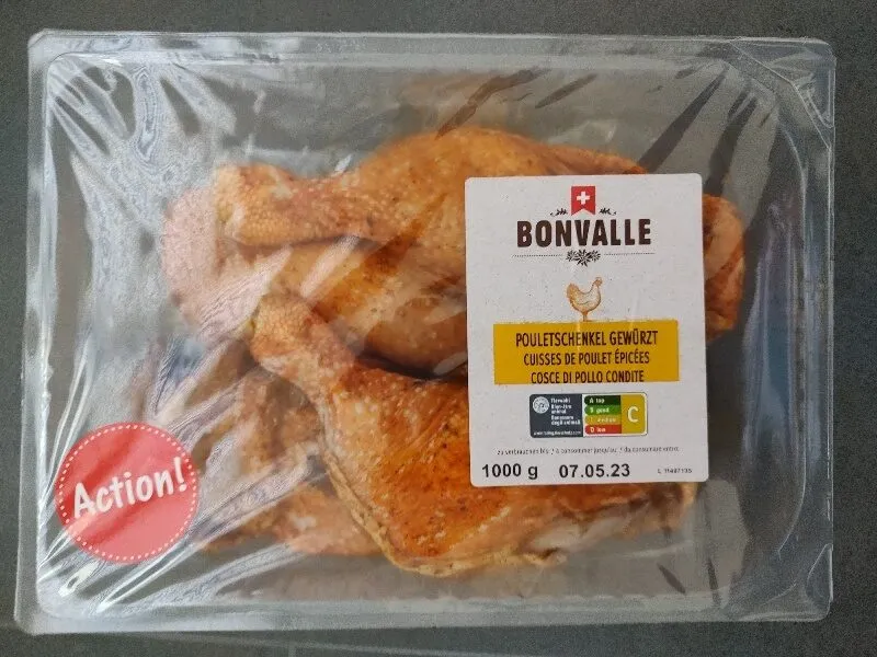 Pouletschenkel gewürzt