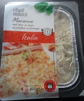 Macaroni au jambon et fromage