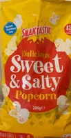 Sweet and salted popcorn
