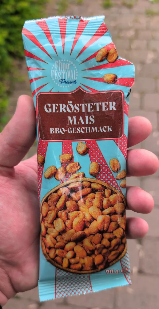 GERÖSTETER MAIS BBQ-GESCHMACK